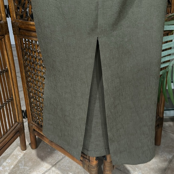 Zara Women’s light Army Green Ruched Side Maxi Dress Size xs brand new w tags - Picture 9 of 10